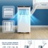 Garvee 8000 BTUs Portable Air Conditioners,350 Sq.Ft. Ceer 6.2,DOE 5K BTUs
