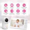 VTech Baby Monitor No WiFi, 7" IPS Screen, 5000mAh 12Hr Battery, 360° PTZ, 4X Zoom, Night Vision, Night Light, 2-Way Talk, White | Advanced HQ Max VTech Baby Monitor No WiFi, 7" IPS Screen, 5000mAh 12Hr Battery, 360° PTZ, 4X Zoom, Night Vision, Night Light, 2-Way Talk, White | Advanced HQ Max