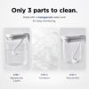 Carepod Mini 21P Ultrasonic Cool Mist Humidifier Whisper-Quiet Filter-Free Easy Clean - Only 3 Washable Parts to Clean, Auto Shut-off, 0.74gal 2.8l Tank, Nursery, Baby, Kids Bedrooms