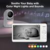 VTech Baby Monitor No WiFi, 7" IPS Screen, 5000mAh 12Hr Battery, 360° PTZ, 4X Zoom, Night Vision, Night Light, 2-Way Talk, White | Advanced HQ Max VTech Baby Monitor No WiFi, 7" IPS Screen, 5000mAh 12Hr Battery, 360° PTZ, 4X Zoom, Night Vision, Night Light, 2-Way Talk, White | Advanced HQ Max