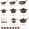 CAROTE 26pcs Pots and Pans Set, Nonstick Cookware Sets CAROTE 26pcs Pots and Pans Set, Nonstick Cookware Sets