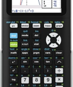 Texas Instruments TI-84 PLUS CE Graphing Calculator, Black (Frustration-Free Packaging) (84PLCE/PWB/2L1/A)
