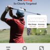 REDTIGER Golf Rangefinder with Slope On/Off,7X Magnification 1200 Yards | Flag Pole Lock with Vibration,IP54 Water Resistant,Rechargeable,Magnetic Suction，GolfVue Series 1,White