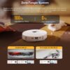 roborock Qrevo S5V Robot Vacuum and Mop, FlexiArm Edge Mopping | 12,000Pa, Dual Zero-Tangle System, Smart Obstacle Avoidance, 10mm Mop Lifting, Auto Mop Washing & Warm Air Drying, White