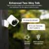 WYZE Cam v4 (Latest Model), 2.5K AI Security Camera, Indoor/Outdoor Cameras for Home Security, Baby Monitor & Pet Camera, Vibrant Color Night Vision, No Subscription Required, White