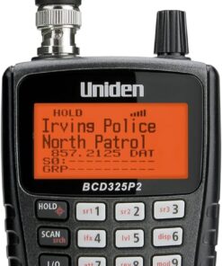 Uniden BCD325P2 Handheld TrunkTracker V Scanner. 25,000 Dynamically Allocated Channels. Close Call RF Capture Technology. Location-Based Scanning and S.A.M.E. Weather Alert. Compact Size.