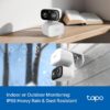 Tapo 2K Indoor/Outdoor Pan/Tilt Wired Security Camera, C216(2-Pack) | Baby Monitor, Person & Baby Cry Detection, 360° Motion Tracking, Color Night Vision, Subscription-Free Local Storage or Cloud, White
