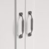 Sauder Select Multipurpose Bedroom Armoire Wardrobe Closet Pantry Storage Cabinet with Storage Drawers and Hanging Rail, in Soft White finish