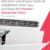 Frigidaire 5,000 BTU Window Air Conditioner with Remote Control, Cools Up to 150 Sq. Ft., Quiet Operation, Eco Mode, 3 Fan Speeds, Auto Restart, White | Cools up to 150 sq. ft., quiet operation, eco mode, three fan speeds, auto restart