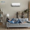 Senville AURA Mini Split Air Conditioner, Heat Pump, White, 24000 BTU | Energy Star Certified, Works with Alexa, Ductless, Wall Mounted, AHRI Certified, 208-230V Inverter