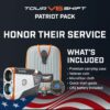 Bushnell Golf Tour V6 Shift Laser Rangefinder with Slope Compensation, 1300-Yard Range, Flag Lock Vibration, Magnetic Cart Mount, 6X Magnification, Waterproof – Tournament Legal