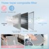 COMFEE' Range Hood 30 Inch Under Cabinet 200 CFM Ducted/Ductless, Stainless Steel