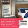 Frigidaire 6,000 BTU Window Air Conditioner with Remote Control, Cools Up to 250 Sq. Ft., Quiet Operation, Eco Mode, 3 Fan Speeds, Auto Restart, White