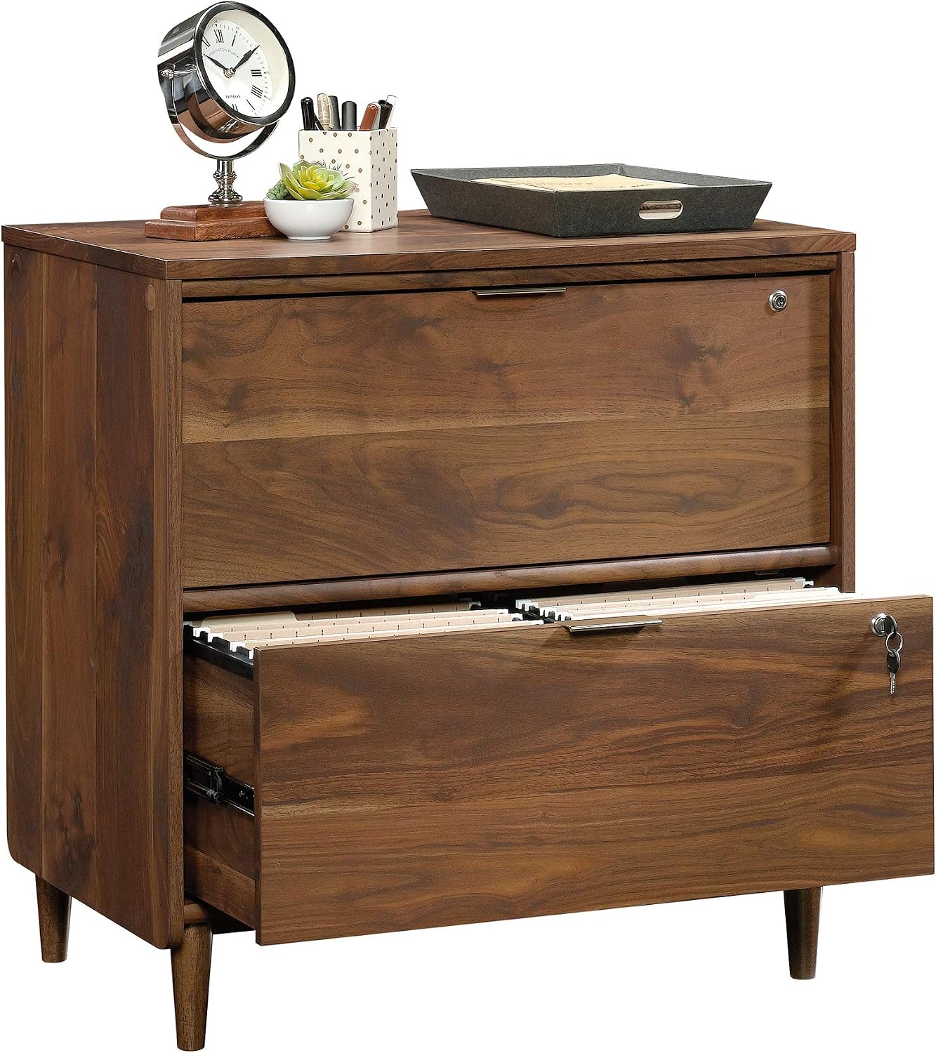 Sauder Clifford Place Lateral File, Grand Walnut finish Sauder Clifford Place Lateral File, Grand Walnut finish - Image 4