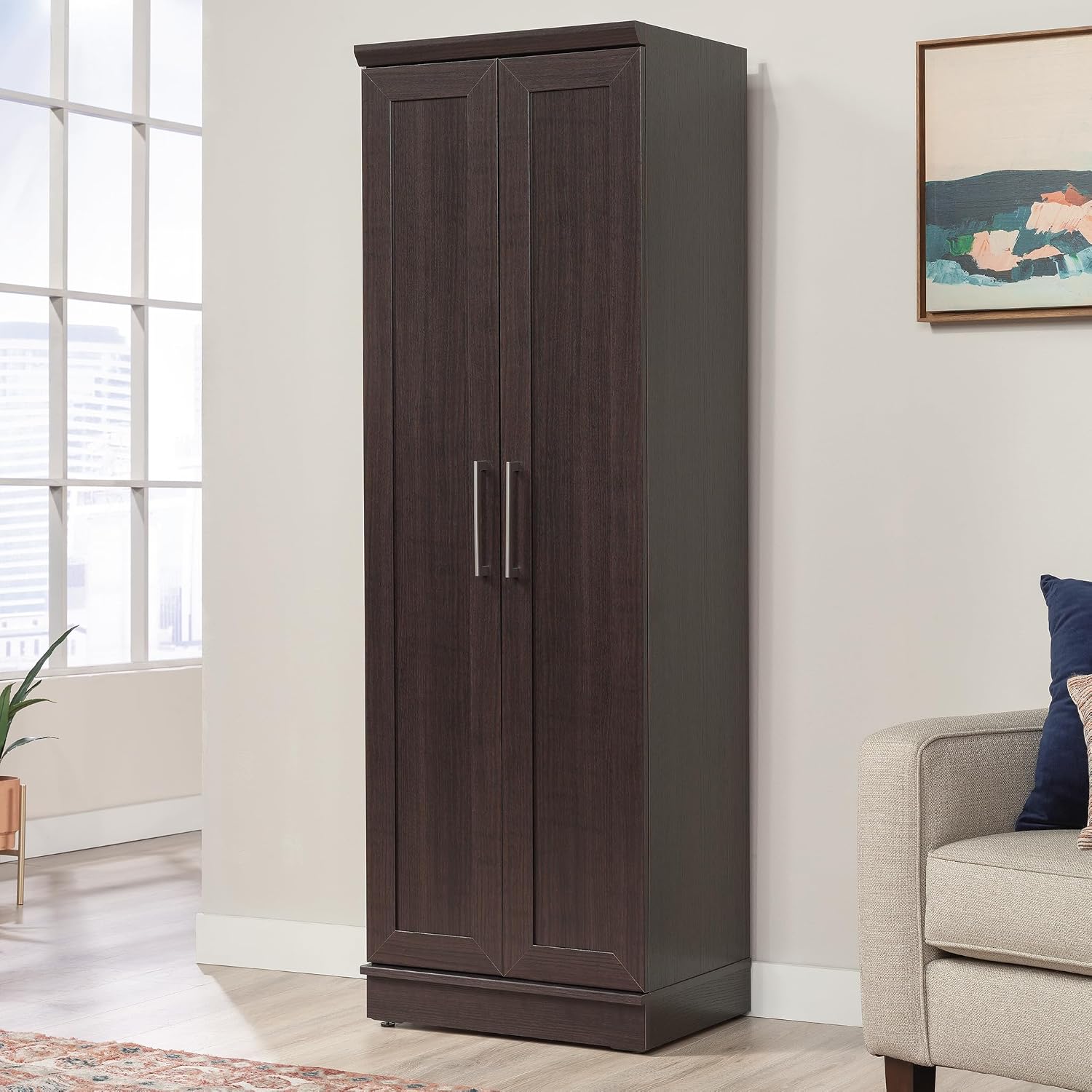 Sauder HomePlus Storage Cabinet/ Pantry cabinets, Dakota Oak finish Sauder HomePlus Storage Cabinet/ Pantry cabinets, Dakota Oak finish - Image 7