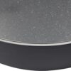 Bialetti Impact 10-Piece Textured Aluminum Cookware Set with Pots, Pans, and Dutch Oven, Nonstick Pots and Pans Set for Kitchen, Gray