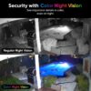 WYZE Cam v4 (Latest Model), 2.5K AI Security Camera, Indoor/Outdoor Cameras for Home Security, Baby Monitor & Pet Camera, Color Night Vision, No Subscription Required (2 Pack)