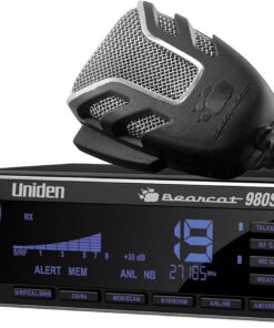 Uniden BEARCAT 980 40- Channel SSB CB Radio with Sideband NOAA WeatherBand,7- Color Digital Display PA/CB Switch and Noise Cancelling Mic, Wireless Mic Compatible