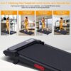 KASSADIN Electric Walking Pad Treadmill with Handle Bar Incline for Home, Portable Walking Pad Treadmill with Handles for Home Small, 3.0HP Mini Under Desk Treadmill for Exercising, 0.6-7.6MPH, 350LB KASSADIN Electric Walking Pad Treadmill with Handle Bar Incline for Home, Portable Walking Pad Treadmill with Handles for Home Small, 3.0HP Mini Under Desk Treadmill for Exercising, 0.6-7.6MPH, 350LB