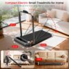 Walking Pad Treadmill with 8% Incline - Portable Home Tread Mills Quiet Machine Compact Fold up Indoor, 3.0HP Walk Running Pads with Handle Bar, Easy Assembly, Up to 350LBS Capacity Walking Pad Treadmill with 8% Incline - Portable Home Tread Mills Quiet Machine Compact Fold up Indoor, 3.0HP Walk Running Pads with Handle Bar, Easy Assembly, Up to 350LBS Capacity