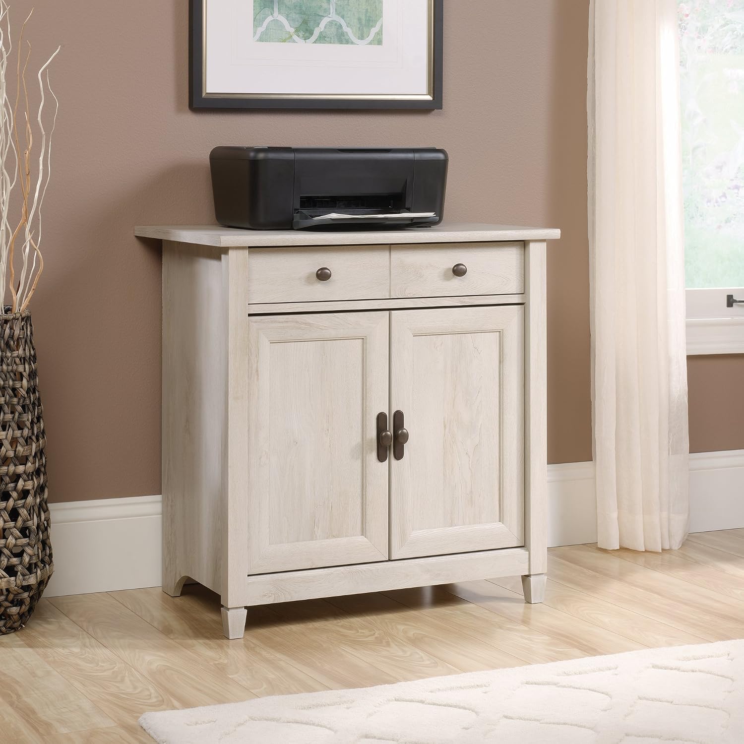 Sauder Edge Water Accent Storage Cabinet with Doors, Utility Cabinet, in Chalked Chestnut finish Sauder Edge Water Accent Storage Cabinet with Doors, Utility Cabinet, in Chalked Chestnut finish - Image 5