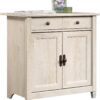 Sauder Edge Water Accent Storage Cabinet with Doors, Utility Cabinet, in Chalked Chestnut finish Sauder Edge Water Accent Storage Cabinet with Doors, Utility Cabinet, in Chalked Chestnut finish