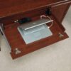 Sauder 404944 Heritage Hill Computer Credenza, Classic Cherry Finish, L: 59.25" x W: 20.47" x H: 30.24"