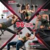 FLYBIRD WB2 Weight Bench, Utility Adjustable Weight Bench for Full Body Workout- Multi-Purpose Foldable Incline Bench (Black) FLYBIRD WB2 Weight Bench, Utility Adjustable Weight Bench for Full Body Workout- Multi-Purpose Foldable Incline Bench (Black)