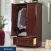 Sauder Palladia Armoire, Select Cherry finish Sauder Palladia Armoire, Select Cherry finish