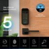 myQ Secure View™ 3-in-1 Smart Lock with 2K HDR Video Doorbell Camera, Face Access, Fingerprint Access, PIN & App Control — Intelligent Entry with Built-in Camera, Color Night Vision & Two-Way Audio