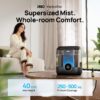 DREO 6L Humidifiers for Bedroom, 60H Runtime, 28 dB Quiet, HM524, Black
