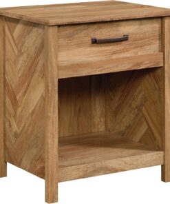Sauder Cannery Bridge Night Stand with Spacious Drawer, Nightstand for Bedroom, Sindoori Mango Finish