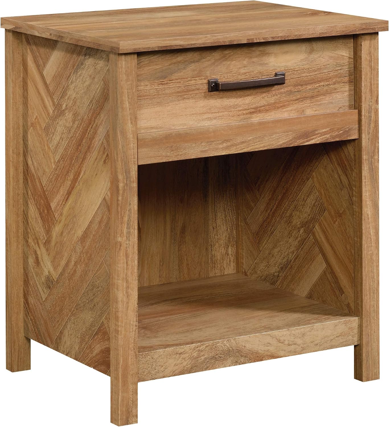 Sauder Cannery Bridge Night Stand with Spacious Drawer, Nightstand for Bedroom, Sindoori Mango Finish Sauder Cannery Bridge Night Stand with Spacious Drawer, Nightstand for Bedroom, Sindoori Mango Finish