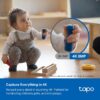 Tapo 4K Indoor Pan/Tilt Wired Security Camera, Baby Monitor, C260 | Person/Pet Detection, Facial Recognition, 360° AI Motion Tracking