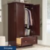 Sauder Palladia Armoire, Select Cherry finish Sauder Palladia Armoire, Select Cherry finish