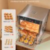 VEVOR 3-Tier Commercial Food Warmer Display, 800W Food Display Warmer with LED Light, Adjustable Shelf and Stainless Steel Frame, 86℉~185℉ Air Heating, 34L for Hamburger, Pizza, Bread, Fried Chicken VEVOR 3-Tier Commercial Food Warmer Display, 800W Food Display Warmer with LED Light, Adjustable Shelf and Stainless Steel Frame, 86℉~185℉ Air Heating, 34L for Hamburger, Pizza, Bread, Fried Chicken