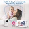 VTech Baby Monitor No WiFi, 7" IPS Screen, 5000mAh 12Hr Battery, 360° PTZ, 4X Zoom, Night Vision, Night Light, 2-Way Talk, White | Advanced HQ Max VTech Baby Monitor No WiFi, 7" IPS Screen, 5000mAh 12Hr Battery, 360° PTZ, 4X Zoom, Night Vision, Night Light, 2-Way Talk, White | Advanced HQ Max