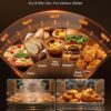 VEVOR Electric Hot Box Food Warmer, 5-Tier Commercial Warming Cabinet with Water Tray, Double-Door and Adjustable Shelves, Stainless Steel Food Warmer Cabinet, for Restaurant, Kitchen, Pizza, Chicken