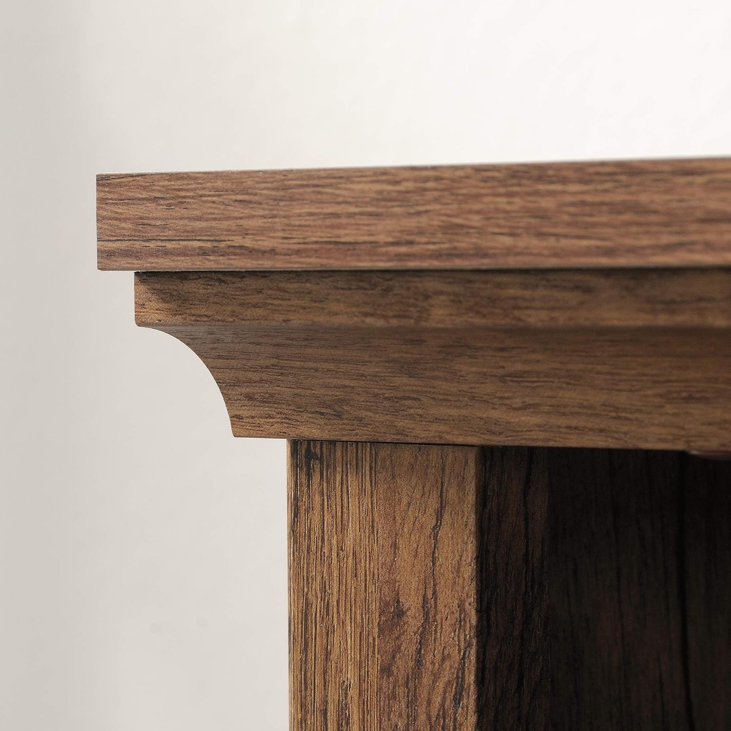 Sauder 3 Tier Book Shelf Wooden Bookcase Multipurpose Bookshelf for Home Office, Living Room, in Vintage Oak Sauder 3 Tier Book Shelf Wooden Bookcase Multipurpose Bookshelf for Home Office, Living Room, in Vintage Oak - Image 5