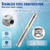 VEVOR Deep Well Submersible Pump 1 HP 230V/60Hz 37 GPM Flow 207 ft Head | for Industrial Irrigation & Home Use, 4" Stainless Steel Water Pump, with 33 ft Electric Cord, Copper Motor, IP68 Waterproof VEVOR Deep Well Submersible Pump 1 HP 230V/60Hz 37 GPM Flow 207 ft Head | for Industrial Irrigation & Home Use, 4" Stainless Steel Water Pump, with 33 ft Electric Cord, Copper Motor, IP68 Waterproof