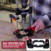 Milescraft 1318 DrillMate Portable Drillling Guide – Precision Drilling Jig Attachment for Drilling Angled or Straight Holes, Adjustable Drill Guide Attachment, Portable Drill Press with 3/8” Chuck