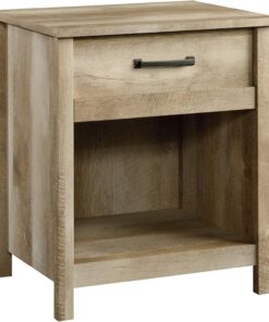 Sauder Cannery Bridge Night Stand, Bedside Table, Bedroom Side Table End Table, in Lintel Oak