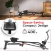 Sunny Health & Fitness Smart Full Motion Rower | 12 Resistance Levels, Dual-Arm Design, SunnyFit App, 400 LB Capacity, Optional Back-Assist Core Trainer Sunny Health & Fitness Smart Full Motion Rower | 12 Resistance Levels, Dual-Arm Design, SunnyFit App, 400 LB Capacity, Optional Back-Assist Core Trainer