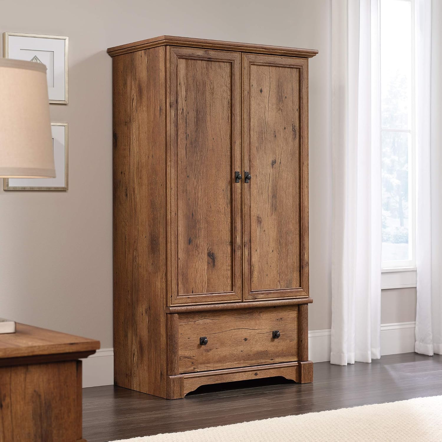 Sauder Palladia Armoire, Vintage Oak finish Sauder Palladia Armoire, Vintage Oak finish - Image 2