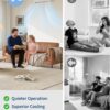Garvee 11500 BTU Mini Split AC/Heating System, 115V WIFI Enabled Energy Efficient Mini Split Unit,Wall-Mounted Split Air Conditioner,Cools Up to 750 Sq.Ft, Heat Pump & Installation Kits