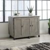Sauder Craft Cart Storage Cabinet, Rolling Sewing Table with Expandable Top, Mystic Oak Sauder Craft Cart Storage Cabinet, Rolling Sewing Table with Expandable Top, Mystic Oak