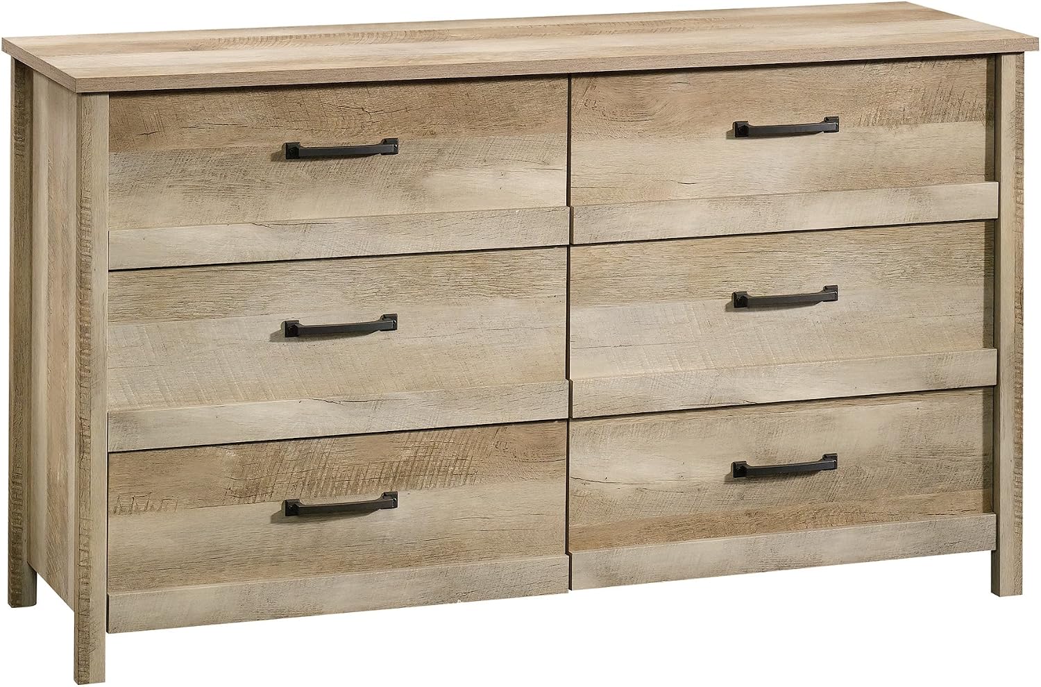 Sauder Cannery Bridge 6 Drawer Dresser, Lintel Oak finish Sauder Cannery Bridge 6 Drawer Dresser, Lintel Oak finish