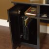 Sauder Edge Water Computer Desk with Storage Drawers, Home Office Desk, in Estate Black Sauder Edge Water Computer Desk with Storage Drawers, Home Office Desk, in Estate Black