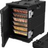 CAMMOO NSF 95Qt Food Warmer with Wheels & 304 Stainless Steel Latch | LLDPE Insulated Food Carrier for 6 Full-Size Pans(NOT Included) Hot Boxes for Catering Food Warmers for Parties