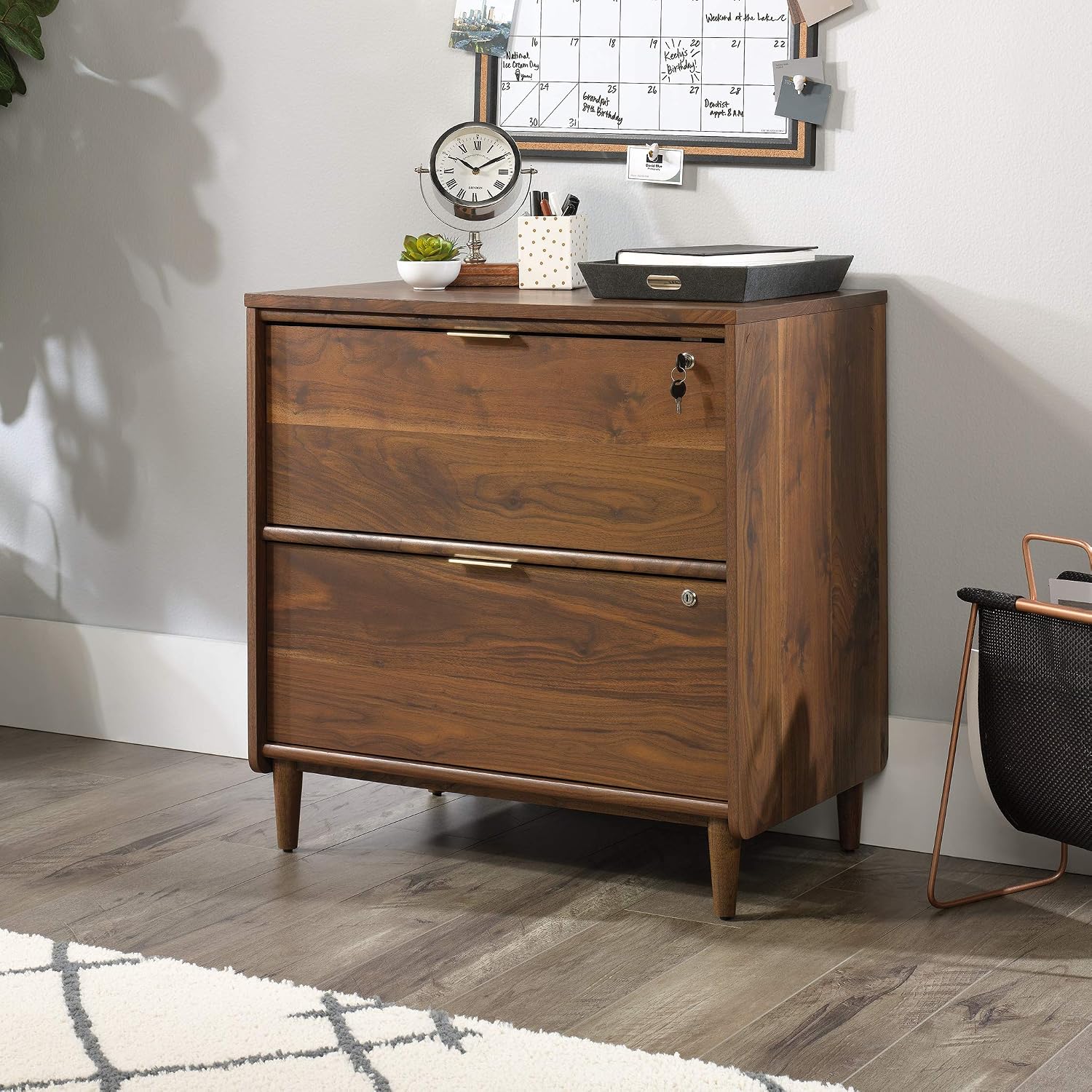Sauder Clifford Place Lateral File, Grand Walnut finish Sauder Clifford Place Lateral File, Grand Walnut finish - Image 2
